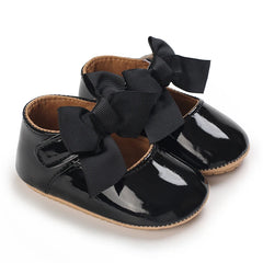 Baby Girl Shoes Bow Flats Non-slip Princess Toddler Shoes Formal Sandals