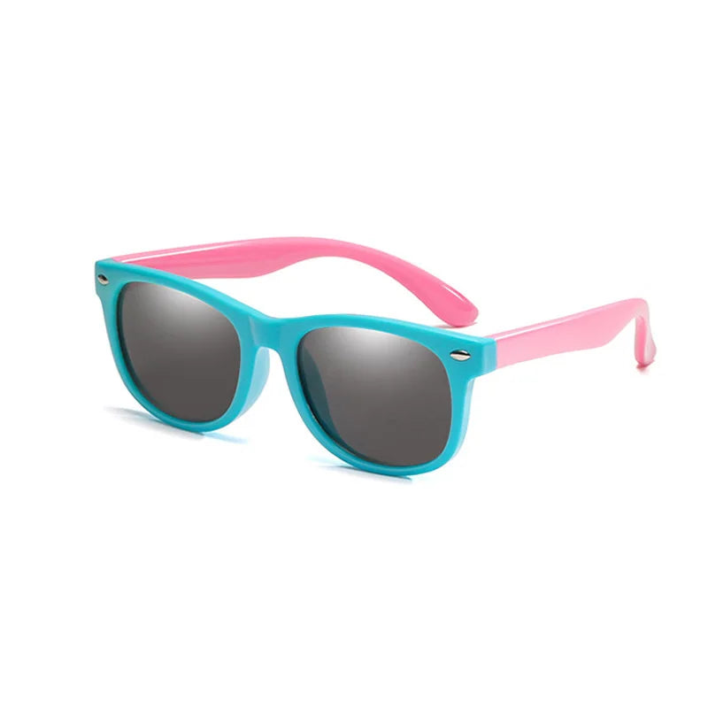 RUISIMO Kids Polarized Sunglasses TR90 Boys Girls Sun Glasses Silicone Safety Glasses Gift for Children Baby UV400 Eyewear