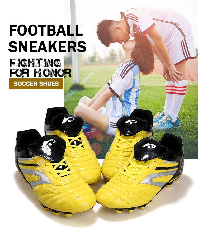 Kid Size 32-45 Pro Football Shoes Society Soccer Cleats High Quality Football Boots