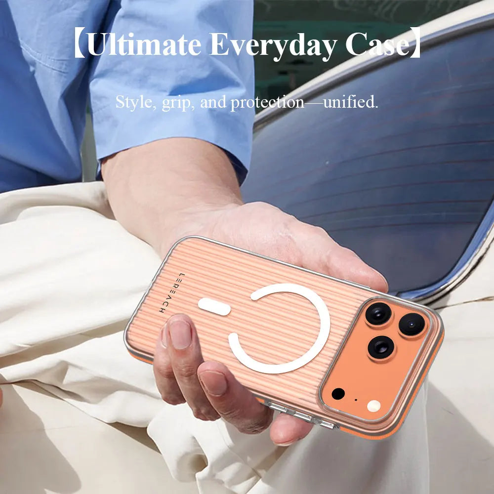 Lereach Magnetic Matte Phone Case for iPhone 17 Pro Max / 17 Air / 17 - PC+Magnet Material, Anti-slip Drop Protection