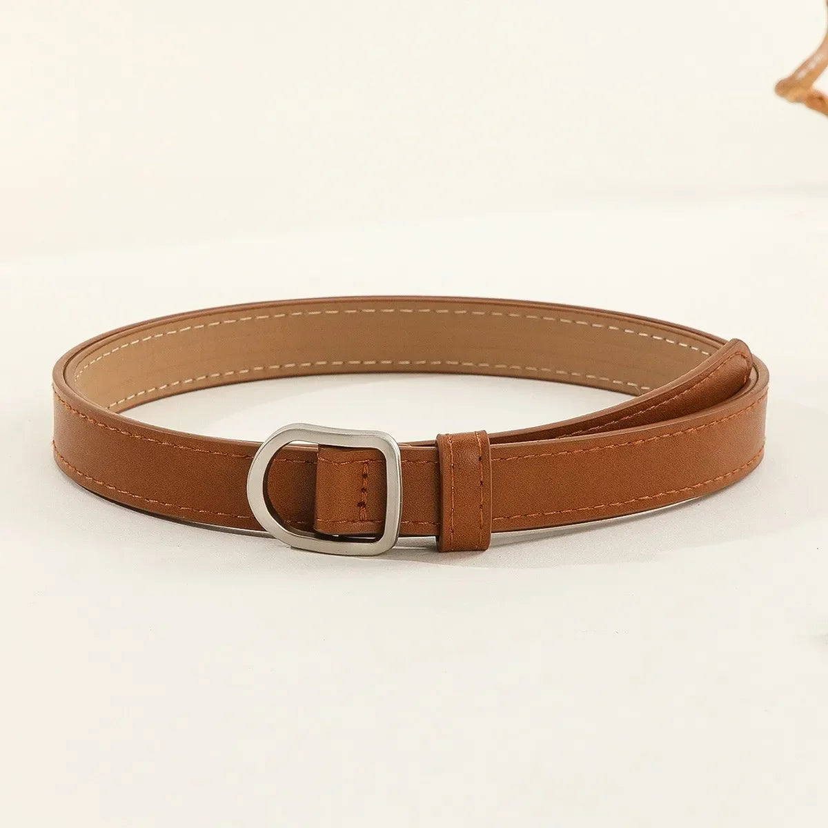 Men Belt Casual Simple Perforated Women'S Belt Paired With Jeans Men'S Belt Pu Leather Belt