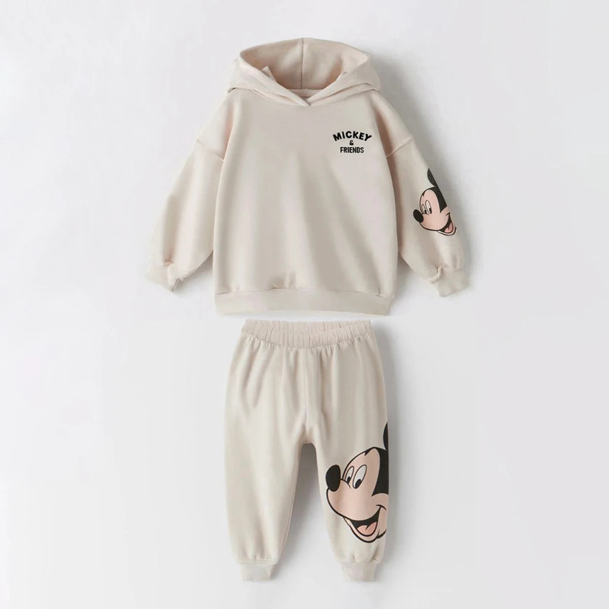 2pcs Kids Tracksuits Sets Mickey Mouse Fashion Baby Boy Clothes Sets Kids Hoodie Sweatshirt + Pants Toddler Girl Clothes