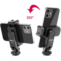 360°Rotatable Phone Holder Vertical Shoot Phone Mount Tripod Mount