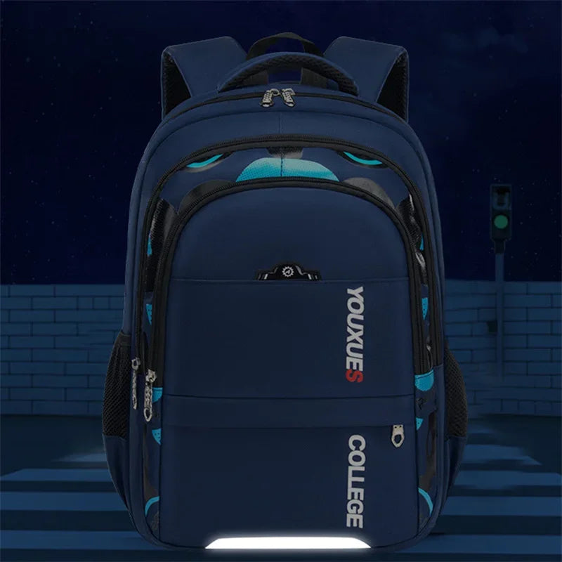 New Children School Bags Kids Backpack In Primary Schoolbag For Teenager Boys Waterproof Backpacks Book Bag