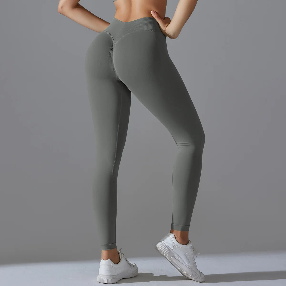 Workout Running Pants Seamless Bubble Butt Fitness Leggings Workout Outfit For Women