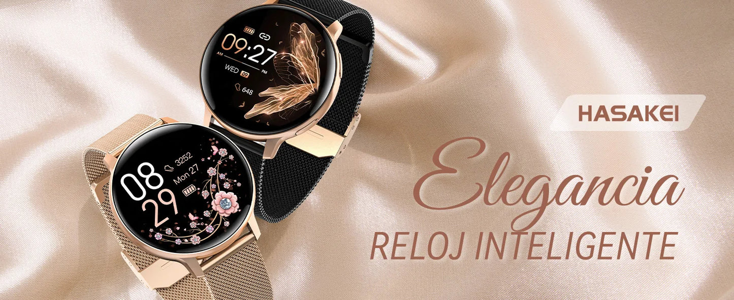 Smart Watch for Women, 1.20" Fitness Watch with HR/BP/SpO2 Monitor, Female Cycle Tracking, IP67 Waterproof, for Android & iPhone