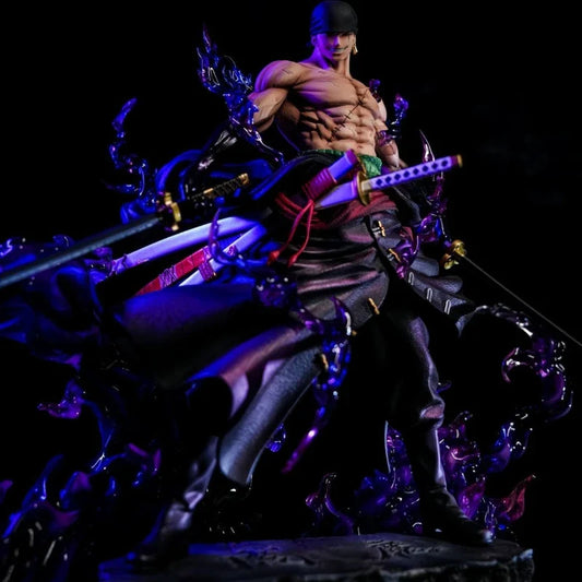 2026 Hot Anime One Piece Zoro Figures Sky Painting Roronoa Zoro Action Figures PVC Collection Model Toys Birthday Gifts Toys