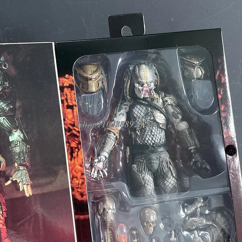 NECA Predator Figrue Ultimate Shaman Elder Armored Lost Warrior Jungle Hunter Snake Vision Predator Alien Figure Model Toy Gifts