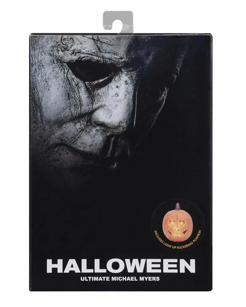 NECA Michael Myers Figure With LED Pumpkin Halloween Ultimate  Action Figure Toy Doll Decor Christmas Gift Halloween Horror Toy
