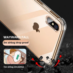 Full Protect Phone Case Shockproof Silicone For iPhone 15 14 X Xr Xs Max 12 11 Pro Max 8 7 6s Plus SE 2022 Silicone 2023 Cover