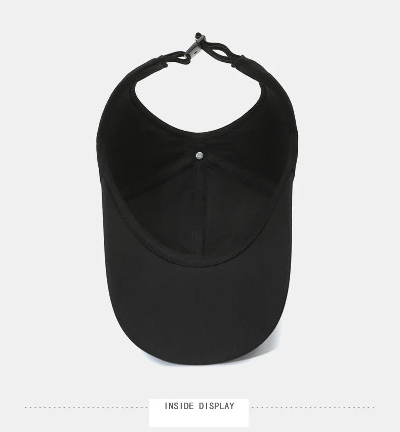 Summer New Ponytail Quick-Drying Sunscreen Hat Fisherman Hat Women Shade Cap Uv Protection Soft Top Hat