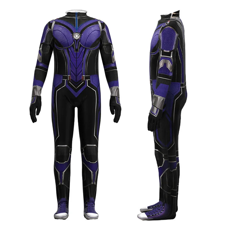 Superhero Ant Man Costume Antman And The Wasp Halloween Mask Helmet Jumpsuit Bodysuit Zentai Suit Adult Kids Quantumania Cosplay