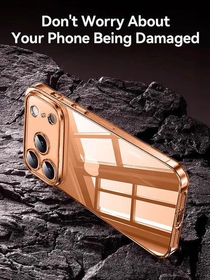 Joyroom Clear Case For iPhone 17 Pro Max Anti-drop Transparent Cover Non-yellowing Shockproof Ultra Slim Cover Screen Protection