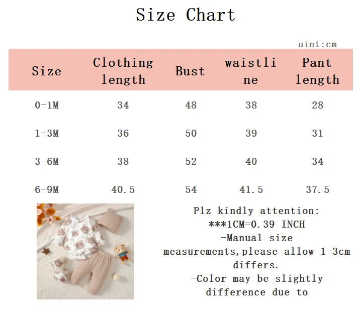 4 Colors 0-9 Months Newborn Baby Boy Autumn Clothing Set Bear Long Sleeve Bodysuit+Pants+Hat+Socks Cute Newborn Baby Gift Outfit