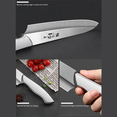 steel handle Chef's knife, Sushi non-stick salmon knife Sharp multi-purpose fruit