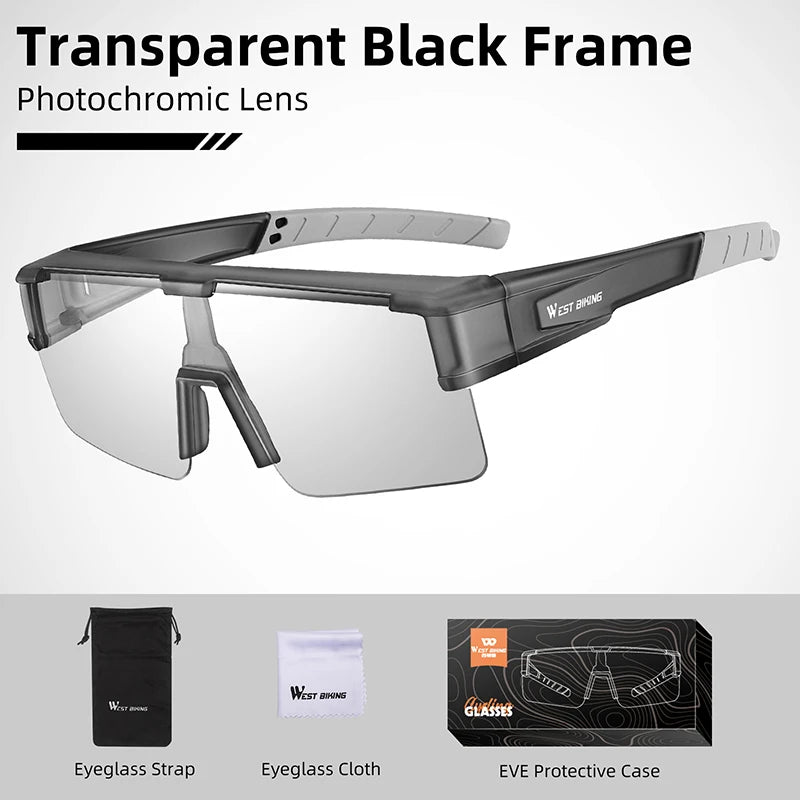 Cycling Glasses Fit Over Myopic Sunglasses UV 400 Polarized Fishing Bike