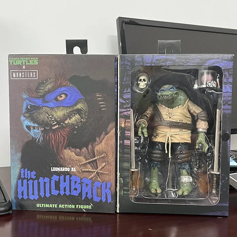 NECA Last Ronin Leonardo April Oneil Casey Jones Hunchback Michelangelo Mummy Raphael Frankenstein Monster Turtle Action Figure