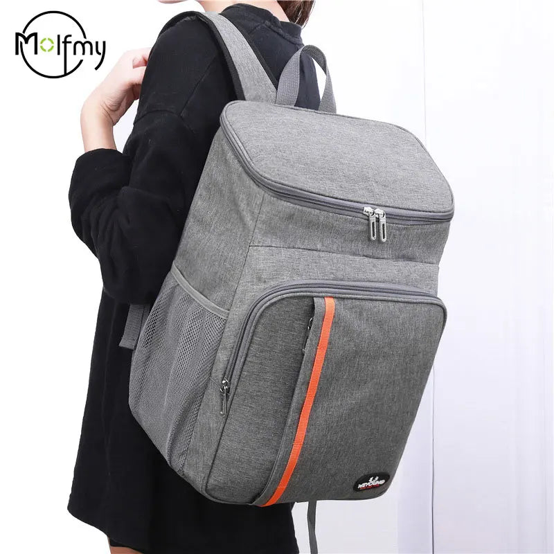 Men's Backpacks Portable Thermal Waterproof Bag Durable Waterproof Cooler IceCase Camping Picnic Backpacks Icebox Mochilas Bolsa