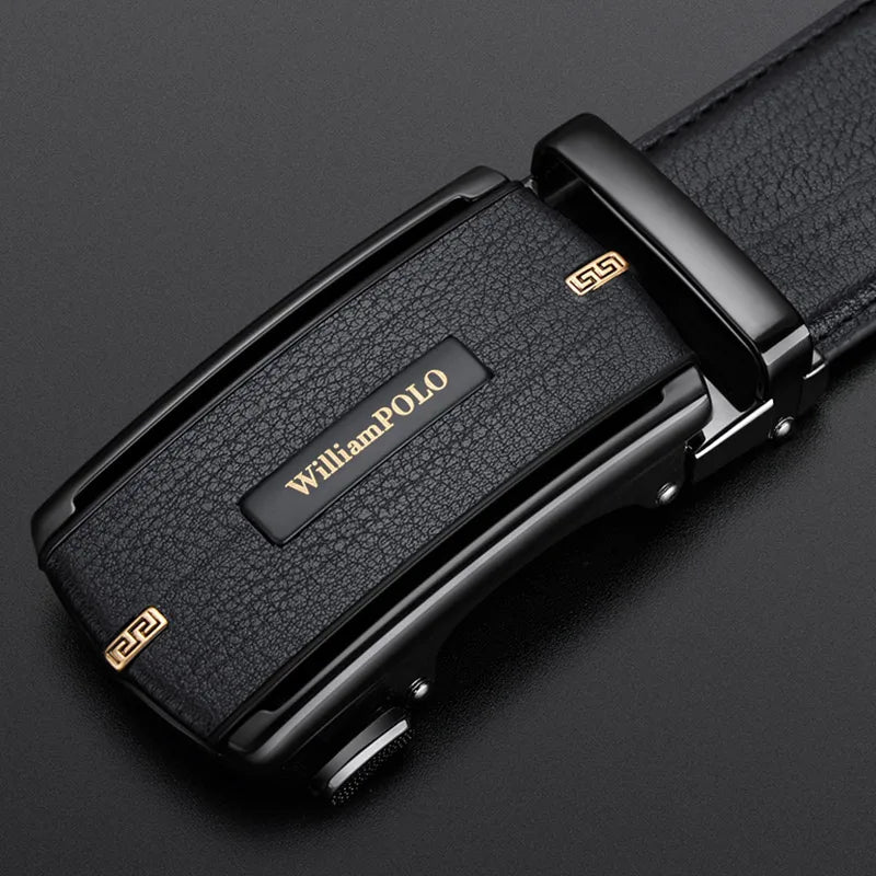 Men's automatic buckle belt, fashionable and versatile waist belt, personalized and casual pants belt