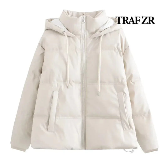 Winter Women's Cold Coat Winter Jackets for Women Warm Leather PU Parkas