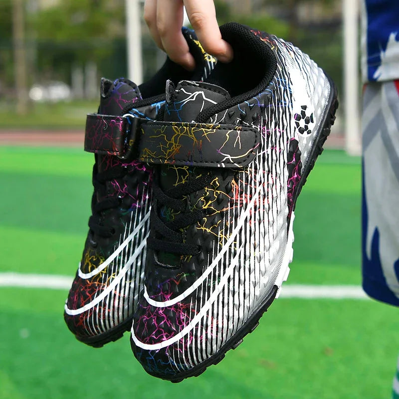 Children Soccer Shoes Futsal Hall Football Boots Kids Cleats Grass Sneakers