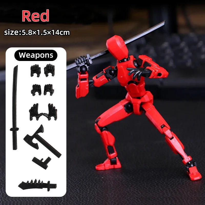 1PCS T13 Joints Figure Articulate Movable Dummy Doll Diy Assembly Toy 3D Printed Action Figure Stop Motion Animation Dummy Gift