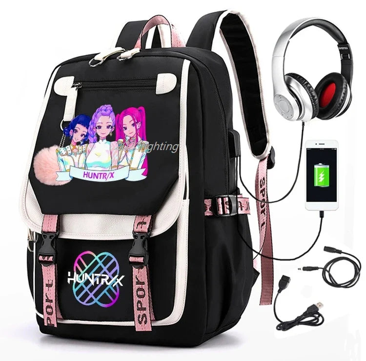 Backpack Cartoon Rucksack Girls School Bag High Capacity Women Backpack