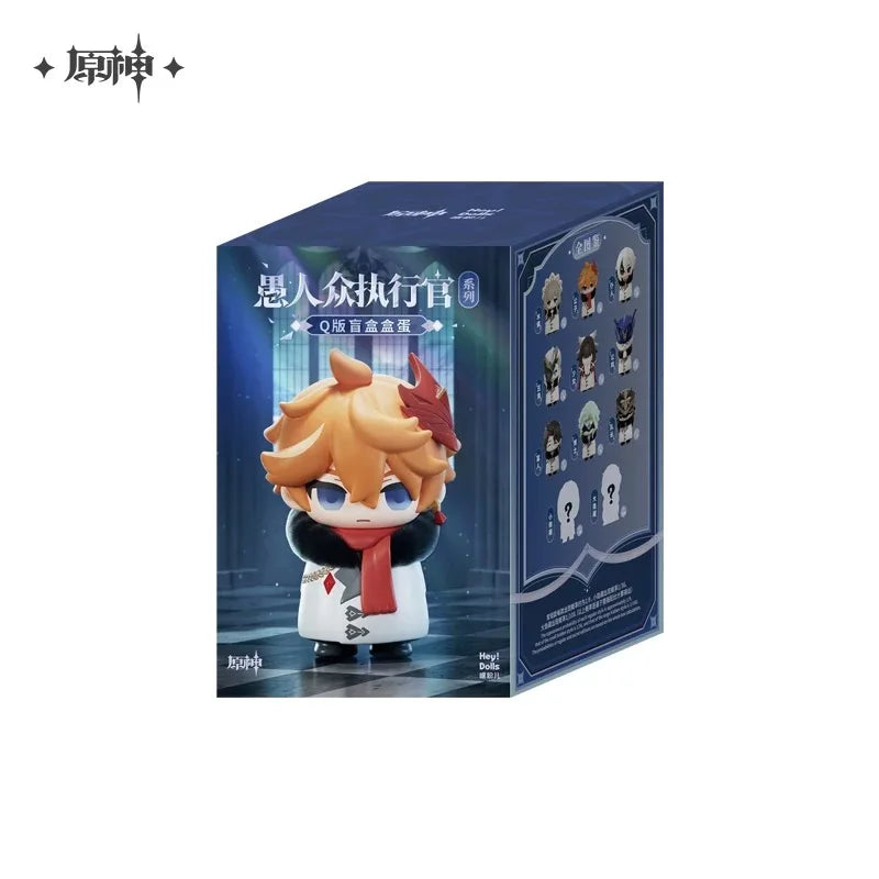 Genuine Suplay Genshin Fatui Harbinger Blind Box Mihoyo Game Anime Figure Collectibles Merchandise Mystery Box Gifts Ornaments