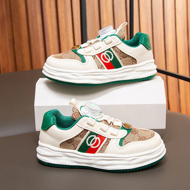 2023Children's Casual Shoes Summer Girls Shoes Kids Sneakers Boys Tennis Shoes Fashion White Sport Shoes Size 27-38