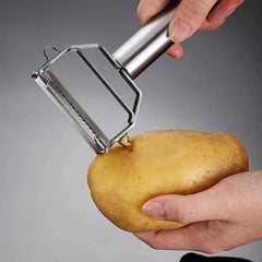 Kitchen Vegetable Peeler Stainless Steel Melon Planer Double-Head Peeler Household