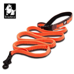 Truelove Dog Running Bungee Leash Hand-held Waistworn Adjustable Nylon Elastic