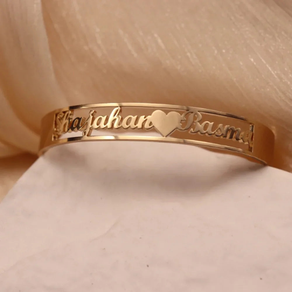 Customized Couple Name Bracelet/Personalized Name Bracelet Handmade Birthday Gift Anniversary Gift for Her Gift