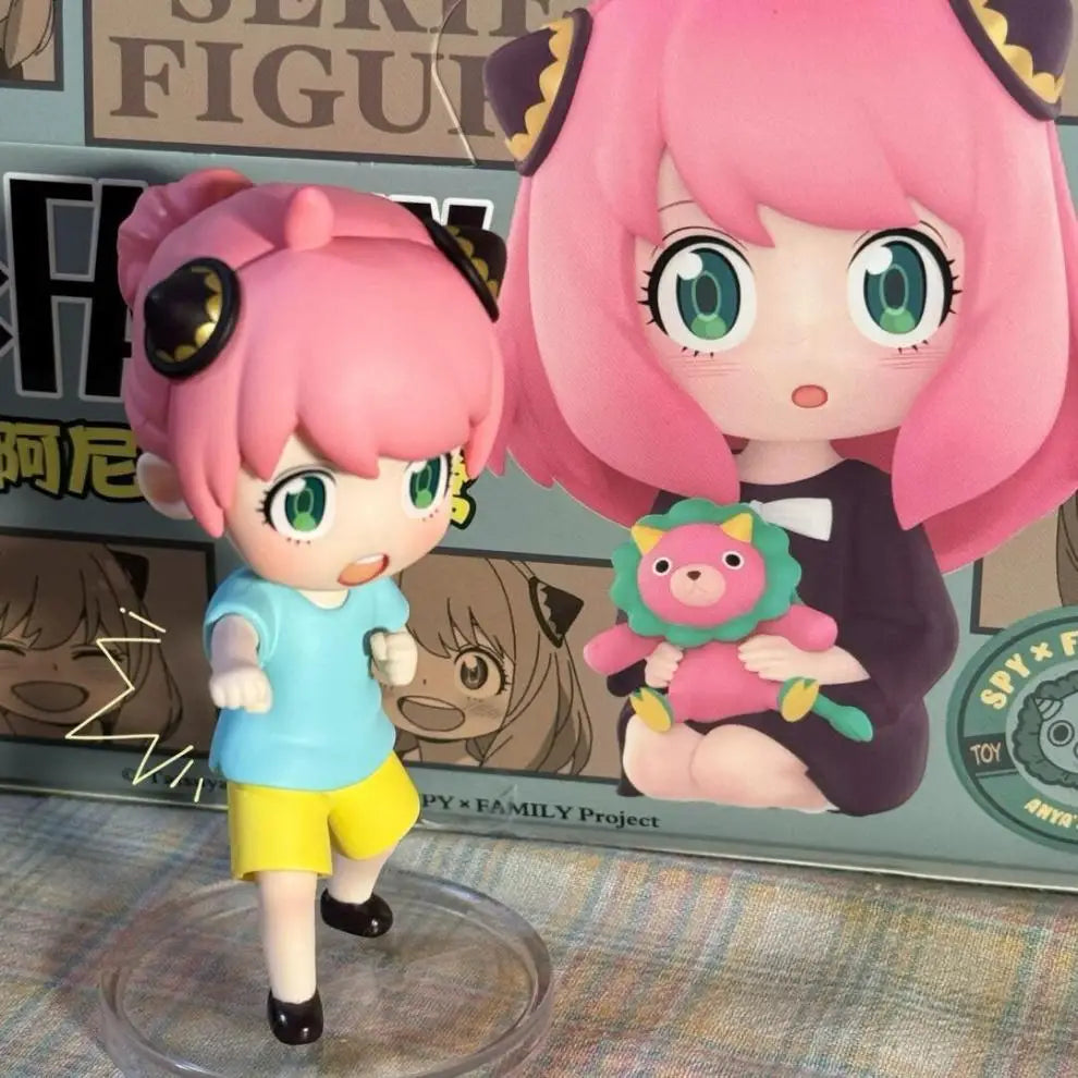 SPY×FAMILY Anya Forger Blind Box, Anime Figure Set, Cute Kawaii Collectible Toy, Desk Decor & Birthday Gift for Fans