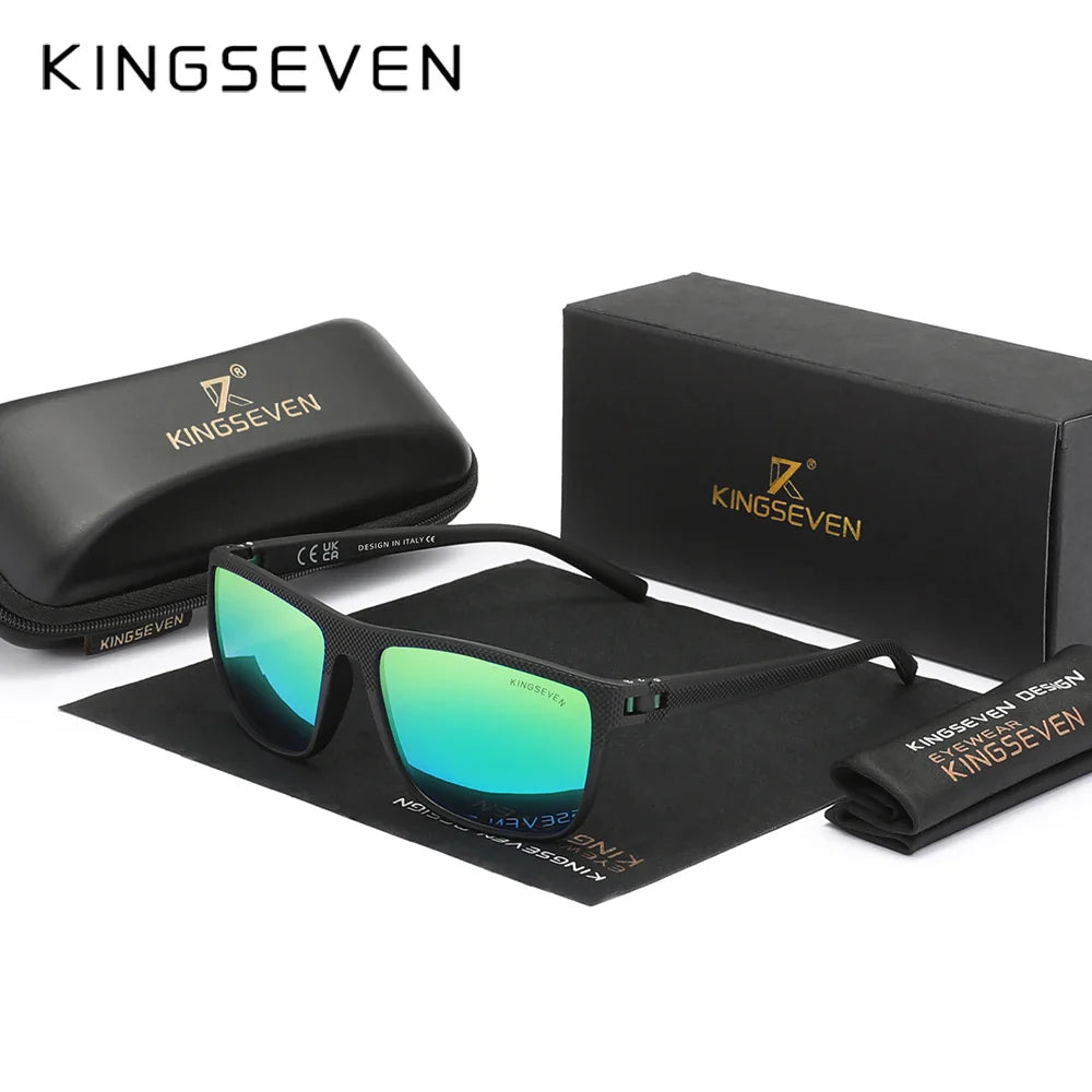 KINGSEVEN New Polarized Sunglasses Women Driving Classic Square Frame Sun Glasses sunglasses for Men Outdoor Travel 755