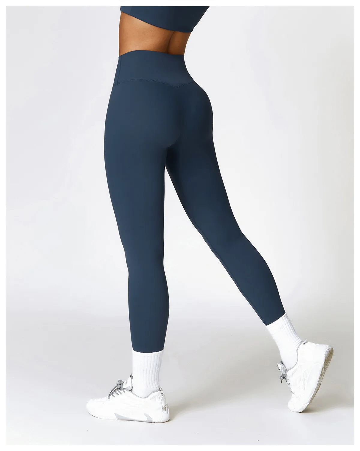 Women Sport Seamless Leggings High Waist Elastic Solid Yoga Leggings Gym Workout