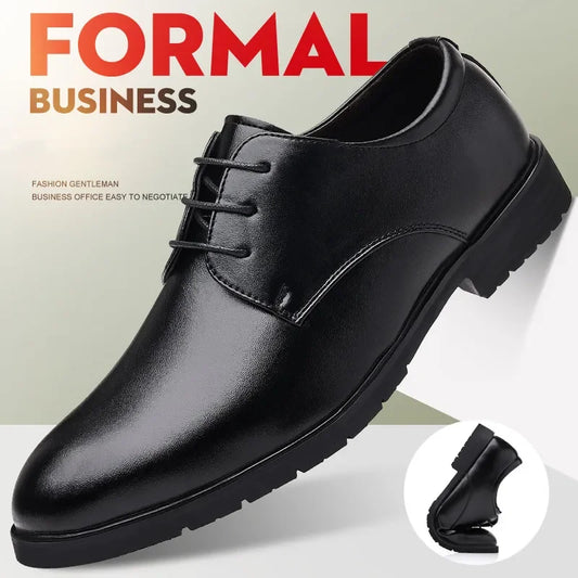 High Quality Formal Leather Men Dress Shoes Breathable Mens Casual Shoes