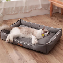 Waterproof Cat Dog Bed 600D Oxford Cloth Pet Dogs Beds Soft Thickened PP Cotton