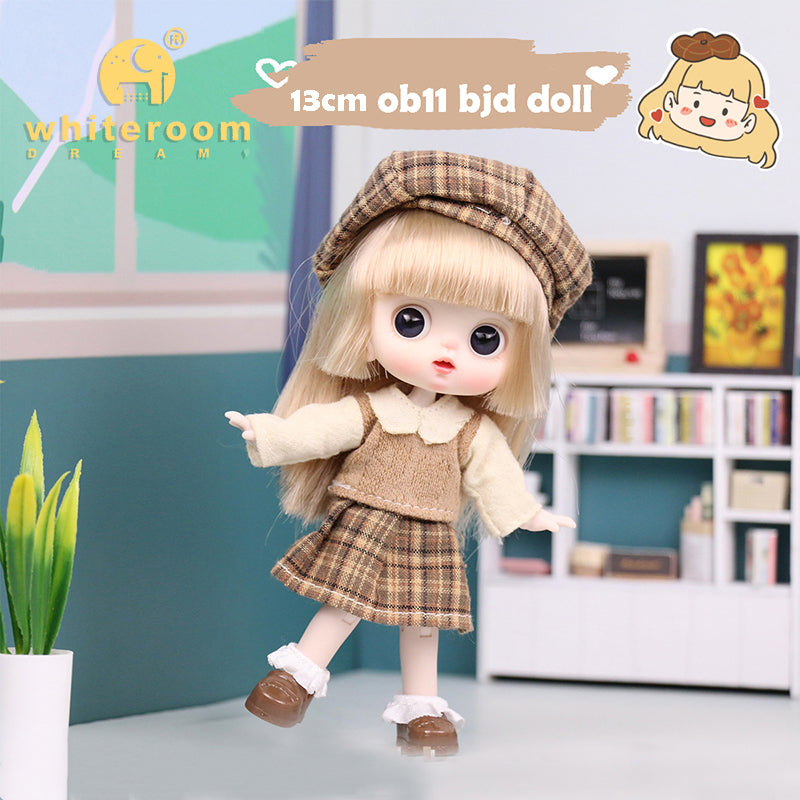 Mini Ob11 Bjd Doll Accessories Obitsu 11 Clothes Dolls For Girls Boy Toys Baby Kawaii Anime Toy Cute Items Miniature Costume
