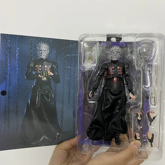 NECA Figure Hellraiser He'll Tear Your Soul Apart Ultimate Pinhead Action Figure PVC Movable Collection Toy Birthday Gifts