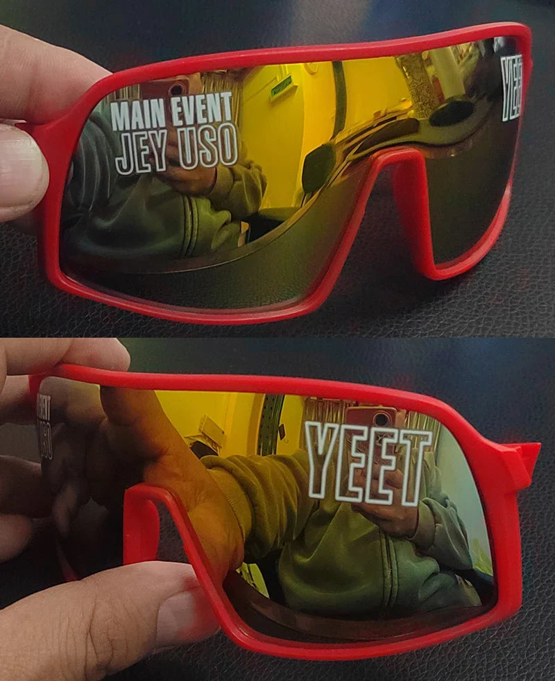 Jey Uso YEET Sunglasses Sports Shades MAIN EVENT Blue Glasses Bloodline USOS RARE colors  Motorcycle glasses