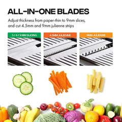 Adjustable Mandoline Slicer Stainless Steel Vegetable Slicer Chopper Cutter