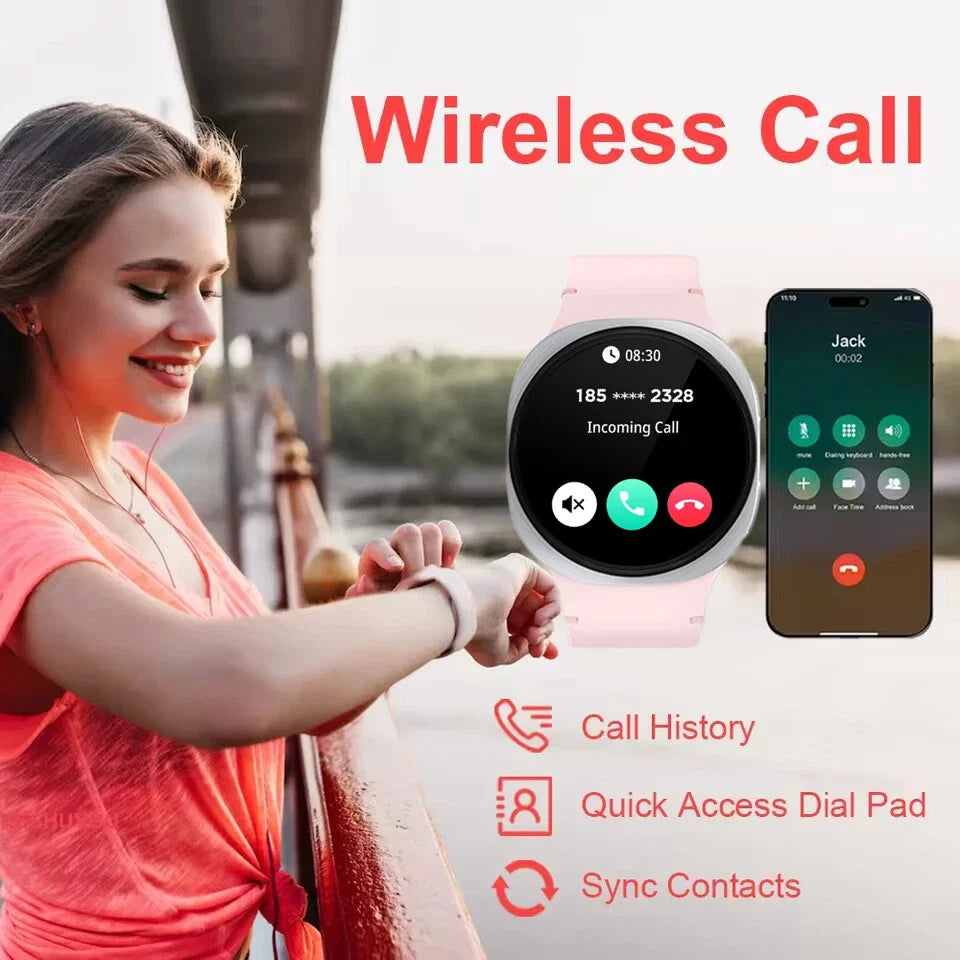 2025 New Watches 8 GPS Track Smartwatch For Man Women Health Sport AMOLED Heart Rate NFC Bluetooth Call Waterproof Smart Watch