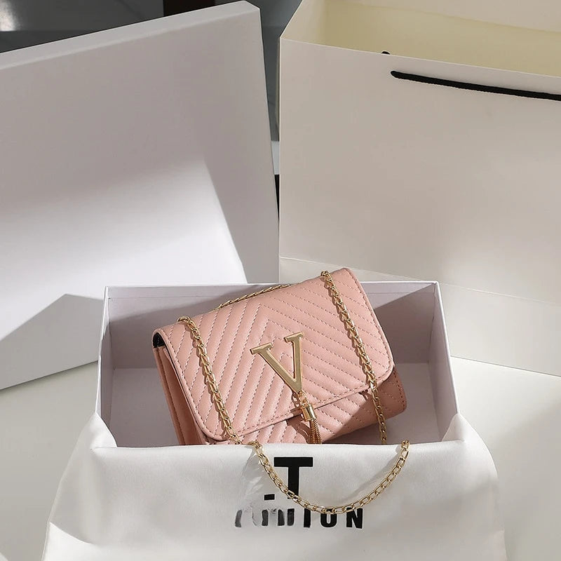 Embroidery Women Crossbody Bag Thread Luxury Handbag Shoulder Bags Brand