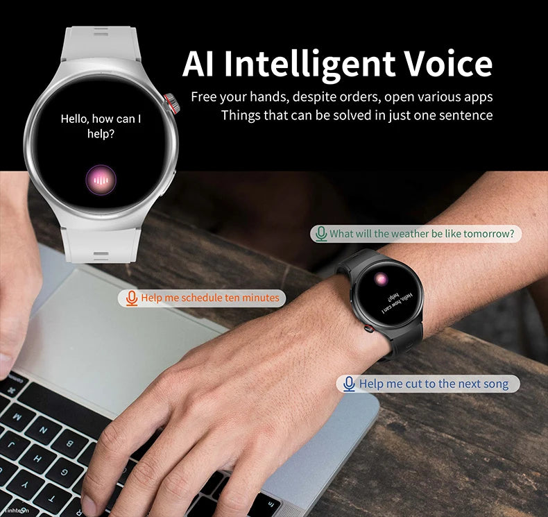 2025 New Smart Watch 6 Pro AMOLED 1.46 inch NFC Heart Rate Monitoring IP68 Bluetooth call Smartwatch Suitable For Android IOS