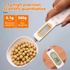 LCD Digital Kitchen Scale Electronic Cooking Food Weight Measuring Spoon 500g