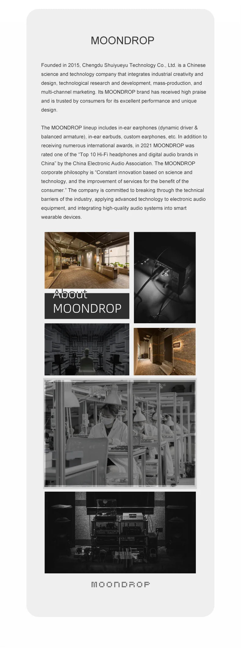 MOONDROP CHU II in-Ear Headphone High Performance Dynamic Driver IEMs Interchangeable Cable