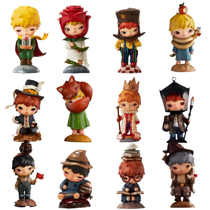 POP MART Hirono x Le Petit Prince Serie Blind Box Toys Mystery Box Mistery Toys Action Figure Surprise Cute Models Birthday Gift