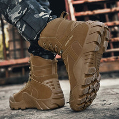 Men Military Boots Outdoor Field Training Shoes Army Boots Climbing Hiking Shoes