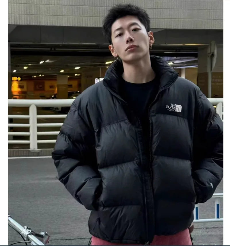 US version unisex winter thick sports short down jacket