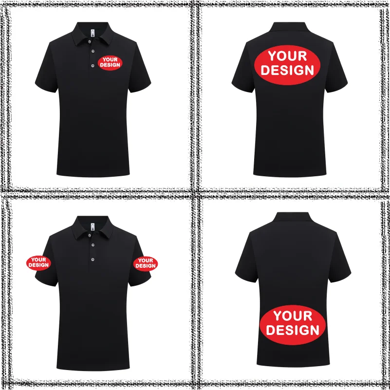 Summer Casual Cheap POLO Shirt Personal Company Logo Customization Embroidery Printing Personalized Design Top